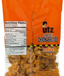 Alternative view of Utz Pork Rinds, BBQ Flavor - Keto Friendly Snack with Zero Carbs per Serving, Light and Airy Chicharrones with the Perfect Amount of Salt, 5 Ounce (Pack of 12) 5 Ounce (Pack of 12)