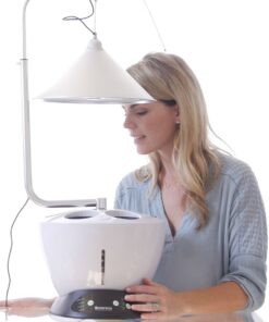 Alternative view of Smarson Indoor LED Light Hydroponic Garden, Grow Herbs, Vegetables and Flowers, Large, White