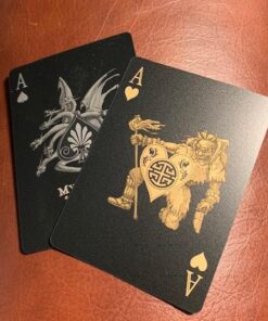 Mythical Creatures - Black Silver & Gold Edition Playing Cards by Gent Supply 43 61cCy7q73nL 1