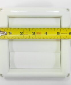 Deflecto Supurr-Vent Louvered Outdoor Dryer Vent Cover, White, 4" Hood (HS4W/18) 24 61cD1jgZlRL