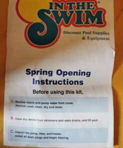 In The Swim Pool Super Opening Chemical Start Up Kit - Above Ground and In-Ground Swimming Pools - Up to 30,000 Gallons White Super – 30k gallons 35 61cD6J1iyFL