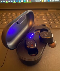 TOZO T10 Bluetooth 5.3 Wireless Earbuds with Wireless Charging Case IPX8 Waterproof Stereo Headphones in Ear Built in Mic Headset Premium Sound with Deep Bass for Sport Black Small Classic Edition 52 61cE8mFf6DL