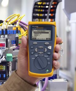 Fluke Networks CIQ-100 Copper Qualification Tester, Qualifies and Troubleshoots Category 5-6A Cabling for 10/100/Gig Ethernet, Coax and Voip, Blue CABLEIQ QUALIFICATION TESTER Tester Kit 14 61cEnQgFExL