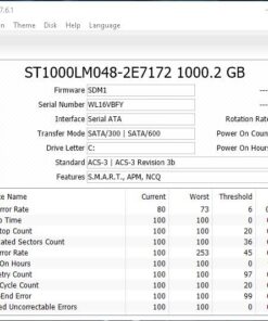 Seagate BarraCuda 1TB Internal Hard Drive HDD – 2.5 Inch SATA 6 Gb/s 5400 RPM 128MB Cache for PC Laptop (ST1000LM048) BarraCuda 2.5-Inch Standard Packaging 45 61cFILlHTCL