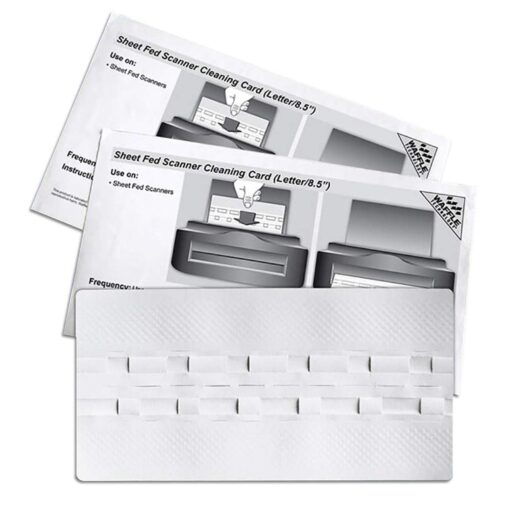 Sheet Fed Scanner Cleaning Card Featuring Waffletechnology (15 Sheets) (15) 15