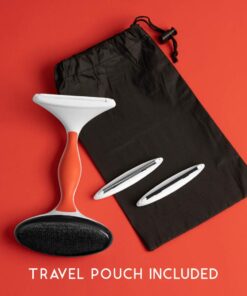 GLEENER Battery-Free Fabric Shaver & Lint Brush | Ultimate Fuzz Remover Sweater Comb | Lint Remover and Depiller for Clothing & Furniture (Burnt Orange) Burnt Orange 29 61cGErViQIL