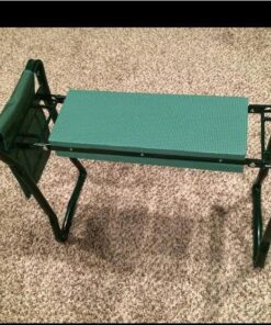 Ohuhu Garden Kneeler and Seat, Heavy Duty Garden Stool with EVA Foam Kneeling Pad, Foldable Gardening Bench with 2 Tool Pouches, 2-in-1 Portable Gardening Supplies, Idea Gifts for Women Men Seniors 52 61cGtNQhIL