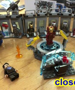 LEGO Marvel Avengers Iron Man Hall of Armor 76125 Building Kit, Tony Stark Iron Man Suit Action Figures (524 Pieces) Standard 35 61cGu9sRlFL