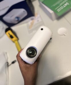 Mini Projector, CLOKOWE 2023 Upgraded Portable Projector with 9000 Lux and Full HD 1080P, Movie Projector Compatible with iOS/Android Phone/Tablet/Laptop/PC/TV Stick/Box/USB Drive/DVD/Game Console 40 61cH xNkWL