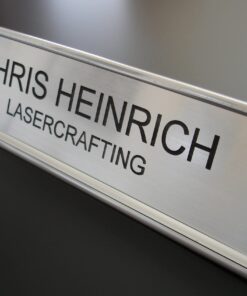 Lasercrafting Personalized Office Name Plate With Optional Wall or Desk Holder - 2x8 - CUSTOMIZE. Choose from a variety of colors and fonts to match your style. Great gift idea. 20 61cI3JgbSbL