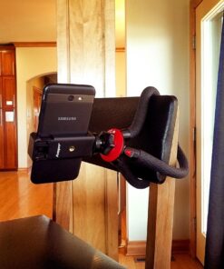 Tripod for iPhone, Fotopro Flexible Camera Tripod with Remote for iPhone 12 XS,Samsung, Waterproof and Anti-Crack Phone Tripod Stand for GoPro, Portable Travel Tripod for Live Streaming Vlogging Video Black and red 46 61cIwMSGAWL