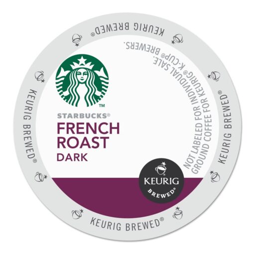 Starbucks 011067985 French Roast K-Cups, 24/Box (9737)