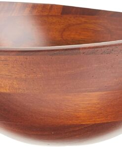 Lipper International Cherry Finished Wavy Rim Beechwood Serving Bowl for Fruits or Salads, Matte, Small, 7.5" x 7.25" x 3", Single Bowl, 30.43Fl oz 16 61cJzyQNpYL