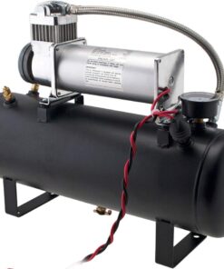 Vixen Horns Train Horn Kit for Trucks/Car/Semi. Complete Onboard System- 200psi Air Compressor, 2.5 Gallon Tank, 4 Trumpets. Super Loud dB. Fits Vehicles like Pickup/Jeep/RV/SUV 12v VXO8580/4318C 16 61cLwZU01hL 1