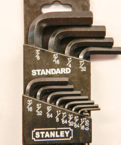 STANLEY Hex Key Set, Long Arm, SAE & MM, 22-Piece (85-753) 9 61cLyDGfGfL