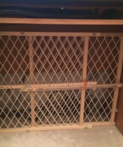 Evenflo Position and Lock Baby Gate, Pressure-Mounted, Tan 46 61cN92mu2LL