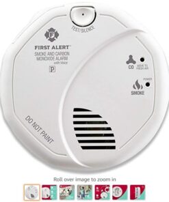 First Alert BRK SC7010B Hardwired Smoke and Carbon Monoxide (CO) Detector with Battery Backup , White 1 pack Photoelectric Technology 22 61cOBd m9L