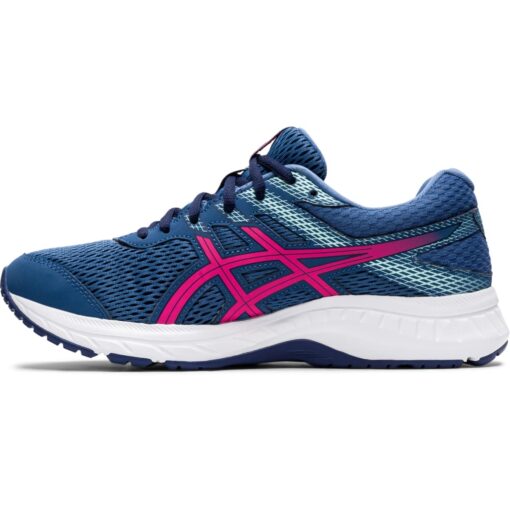 ASICS Women's Gel-Contend 6 Running Shoes 6.5 Grand Shark/Pink Glo