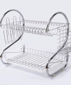Better Chef DR-22, 22-Inch, Chrome Plated, S-Shaped, Rust-Resistant, 2-Tier Dishrack S-Shape 15 61cOuFAy0TL