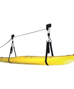 Kayak Storage Hoist - Overhead Pulley System with 125lb Capacity for Canoes, Bikes, Ladders, and More - For up to 12-Foot Ceilings by Rad Sportz 1 Traditional 29 61cQ2qJGKVL