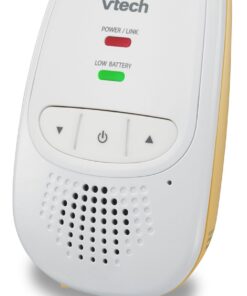 VTech DM111 Upgraded Audio Baby Monitor. 1 Parent Unit with Rechargeable Battery, Best-in-Class Long Range, Digital Wireless Transmission, Crystal-Clear Sound, Plug & Play, Sound Indicator & Alerts Audio Monitor with 1 Parent Unit 38 61cQL zCppL