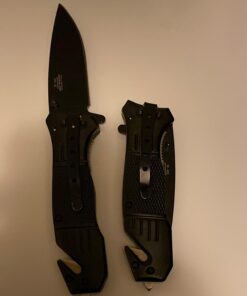 TAC Force Spring Assisted Opening Tactical Rescue Folding Knife Pocket (Black) 34 61cQldjKNuL