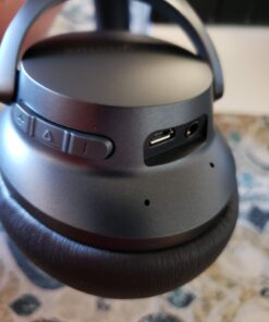 Soundcore Anker Life Q20 Hybrid Active Noise Cancelling Headphones, Wireless Over Ear Bluetooth Headphones, 40H Playtime, Hi-Res Audio, Deep Bass, Memory Foam Ear Cups, for Travel, Home Office Black 47 61cRJHKguWL