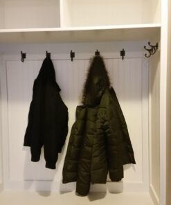 Franklin Brass Double Scroll Hook Assembly Wall Hooks 5-Pack, Gunmetal, FBSCRH5-TDG-C 5 Pack 46 61cRTl7dzXL