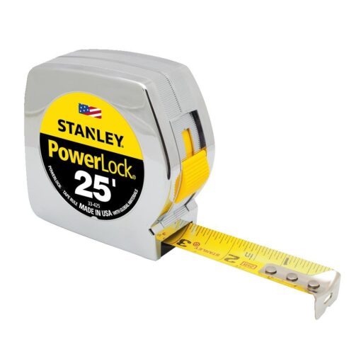 STANLEY Tape Measure, Chrome, 25-Foot (33-425)