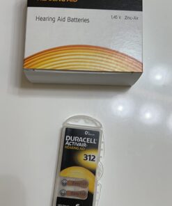 Duracell Hearing Aid Batteries Size 312, 60 Count (Pack of 1) batteries 60 Count (Pack of 1) 24 61cTbWV44UL