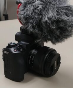 Rode VideoMicro Compact On-Camera Microphone with Rycote Lyre Shock Mount, Auxiliary, Black VideoMicro I 34 61cToOY3LFL