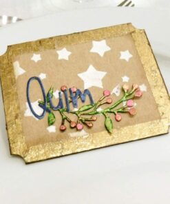 Sizzix 661206 Thinlits Die Set, Garden Greens by Tim Holtz (9/Pack) Original Version 20 61cUi0StMUL