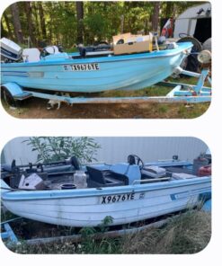 Meguiar's Marine/RV Heavy Duty Oxidation Remover, Oxidation, Water Spot, Stain, and Scratch Remover for vehicles with Gel-Coat and Fiberglass Surfaces, 16 oz. 32 61cUnrE4rPL