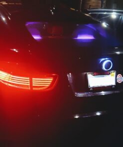 iJDMTOY Compatible with BMW Front Hood or Rear Trunk Lid, Xenon White 3.25-Inch 82mm Roundel LED Emblem Background Illumination Lighting Kit 24 61cUuDvQtL