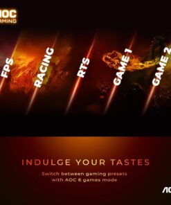 AOC C27G2Z 27" Curved Frameless Ultra-Fast Gaming Monitor, FHD 1080p, 0.5ms 240Hz, FreeSync, HDMI/DP/VGA, Height Adjustable, 3-Year Zero Dead Pixel Guarantee, Black, Xbox PS5 Switch 240Hz Low Latency 27" FHD Curved Screen 31 61cVBUaxriL