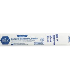 Medpride Disposable Scalpel Blades| Sharp, Tempered Stainless-Steel Blades | Pack of 10 Sterile Scalpel Knives| Plastic Handle| Individual Pouches| for Dermaplaining, Podiatry, Crafts & More (#10) #10 28 61cVc9wL5AL