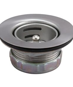 Keeney 878PC Stainless Steel Junior Duo Bar Sink Strainer with Basket, Fits 2-Inch or 2-1/2-Inch Openings, Polished Chrome 24 61cWuEcPjfL