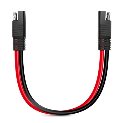 Nilight 10 Gauge 2 Pin Quick Disconnect Harness,Heavy Duty SAE Connector Bullet Lead Cable,2 Years Warranty 12" SAE Disconnect 10AWG