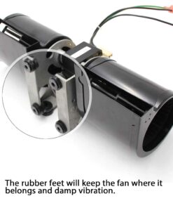 Hongso Pre-Wired GFK-160 GFK-160A Fireplace Blower Fan Kit with Ball Bearings Motor for Heat N Glo, Hearth and Home, Quadra Fire, GTI, Fasco, Regency Wood Stove Insert, Royal, Jakel, Nordica, Rotom Blower Kit 13 61cY2CeVKcL