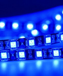 SUPERNIGHT 32.8ft Blue Led Strip Lights, 16.4FT 5050 300 LEDs Strip RGB, Flexible Waterproof Rope Lights, 12V Tape Lights for TV Backlights, Bedroom, Living Room, Party, Holiday Decoration Blue1 9 61cYf DrRkL