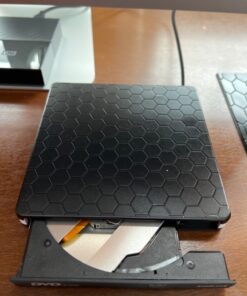 External DVD Drive, Amicool USB 3.0 Type-C CD DVD +/-RW Optical Drive USB C Burner Slim CD/DVD ROM Rewriter Writer Reader Portable for PC Laptop Desktop MacBook Mac Windows 7/8.1/10 Linux OS Apple 48 61cYpTvSlJL