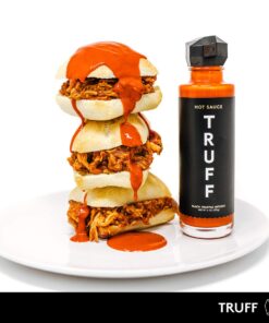 TRUFF Original Black Truffle Hot Sauce, Gourmet Hot Sauce with Ripe Chili Peppers, Black Truffle Oil, Agave Nectar, Unique Flavor Experience in a Bottle, 6 oz. 6 Ounce (Pack of 1) 25 61cbDsLbkRL