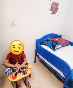 Delta Children Chair Desk With Storage Bin - Greenguard Gold Certified, Spider-Man, Arm Rest, Cushion Availability, Engineered Wood 36 61cbzZFOlFL