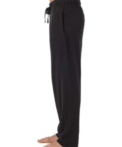 Fruit of the Loom Men's Extended Sizes Jersey Knit Sleep Pajama Lounge Pant (1 & 2 Packs) Large Black 7 61cdo3PGQUL