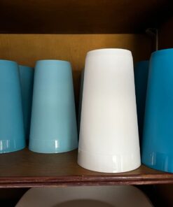 US Acrylic Newport 20 ounce Unbreakable Plastic Stackable Water Tumblers in Blue Sky | Set of 12 Drinking Cups | Reusable, BPA-free, Made in the USA, Top-rack Dishwasher and Microwave Safe 20-ounce 34 61cfWaCC9XL