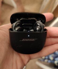 NEW Bose QuietComfort Ultra Wireless Noise Cancelling Earbuds, Bluetooth Earbuds with Spatial Audio and World-Class Noise Cancellation, Black 40 61cfl887GaL