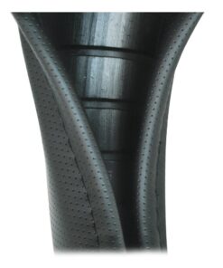 Alternative view of GG Grand General 54005 Black 18" Deluxe Steering Wheel Cover, Black w/black stitching