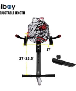 Alternative view of Hiboy HC-01 Hoverboard Kart Seat Attachment Accessory for 6.5" 8" 10" Two Wheel Self Balancing Scooter black printing