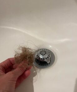 TubShroom Ultra Revolutionary Bath Tub Drain Protector Hair Catcher/Strainer/Snare Stainless Steel, 1-Pack, Silver Stainless Single 45 61chwQXJMNL