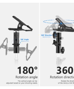 Alternative view of NEEWER Photo Studio Heavy Duty Metal Clamp Holder with 5/8" Light Stand Attachment for Reflector